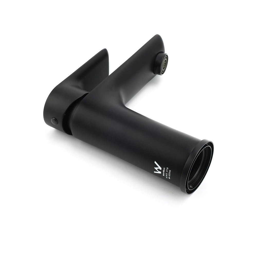 WELS Matt Black Basin Mixer Bathroom Vanity Laundry Sink Flick Faucet Tap Valve - Furniture > Bathroom > Shower Heads & Screens - Rivercity House & Home Co. (ABN 18 642 972 209) - Affordable Modern Furniture Australia