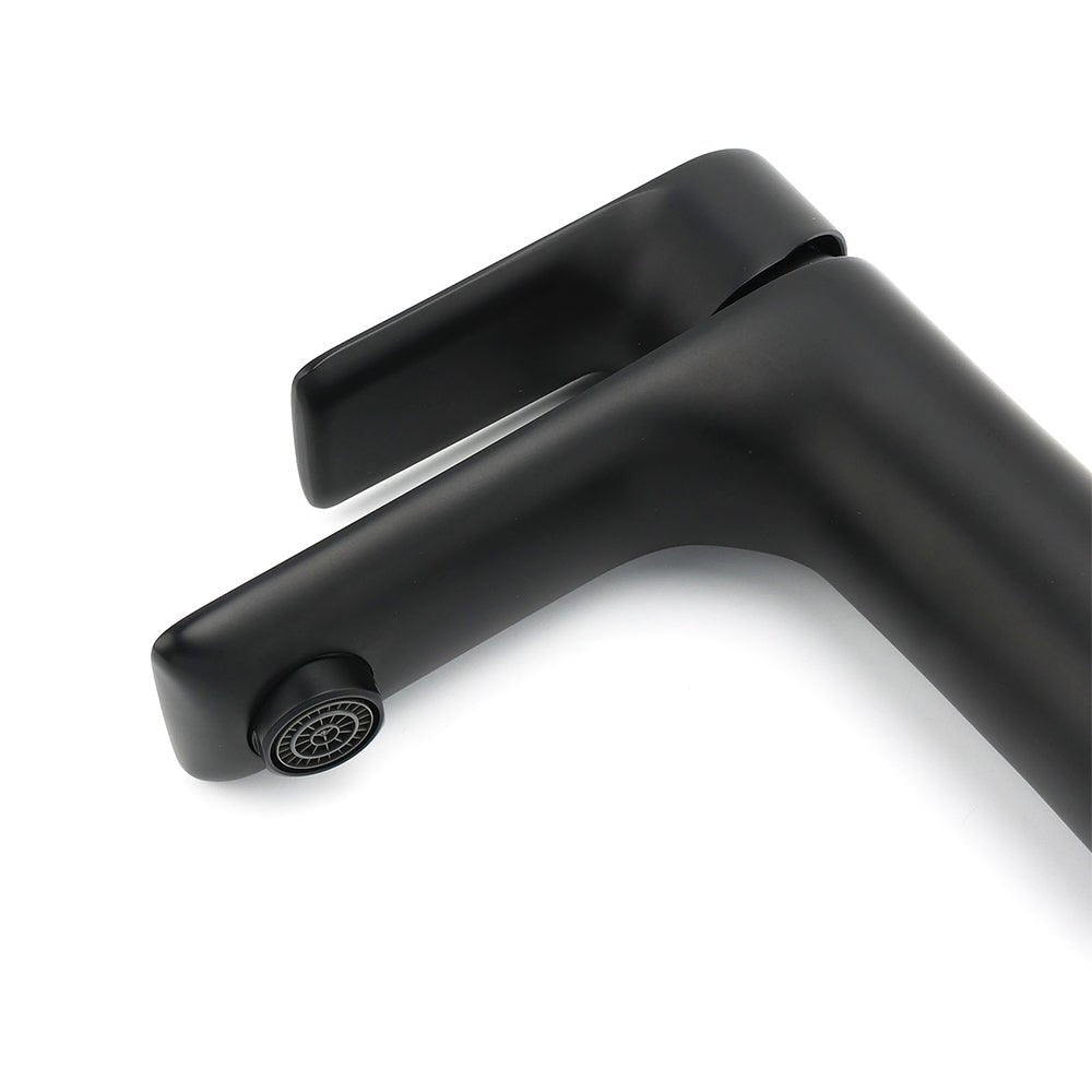 WELS Matt Black Basin Mixer Bathroom Vanity Laundry Sink Flick Faucet Tap Valve - Furniture > Bathroom > Shower Heads & Screens - Rivercity House & Home Co. (ABN 18 642 972 209) - Affordable Modern Furniture Australia