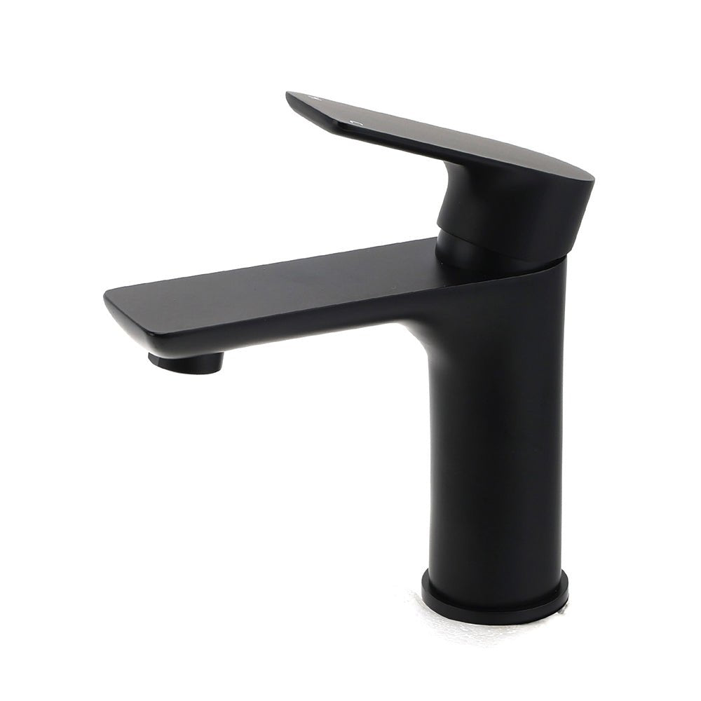 WELS Matt Black Basin Mixer Bathroom Vanity Laundry Sink Flick Faucet Tap Valve - Furniture > Bathroom > Shower Heads & Screens - Rivercity House & Home Co. (ABN 18 642 972 209) - Affordable Modern Furniture Australia