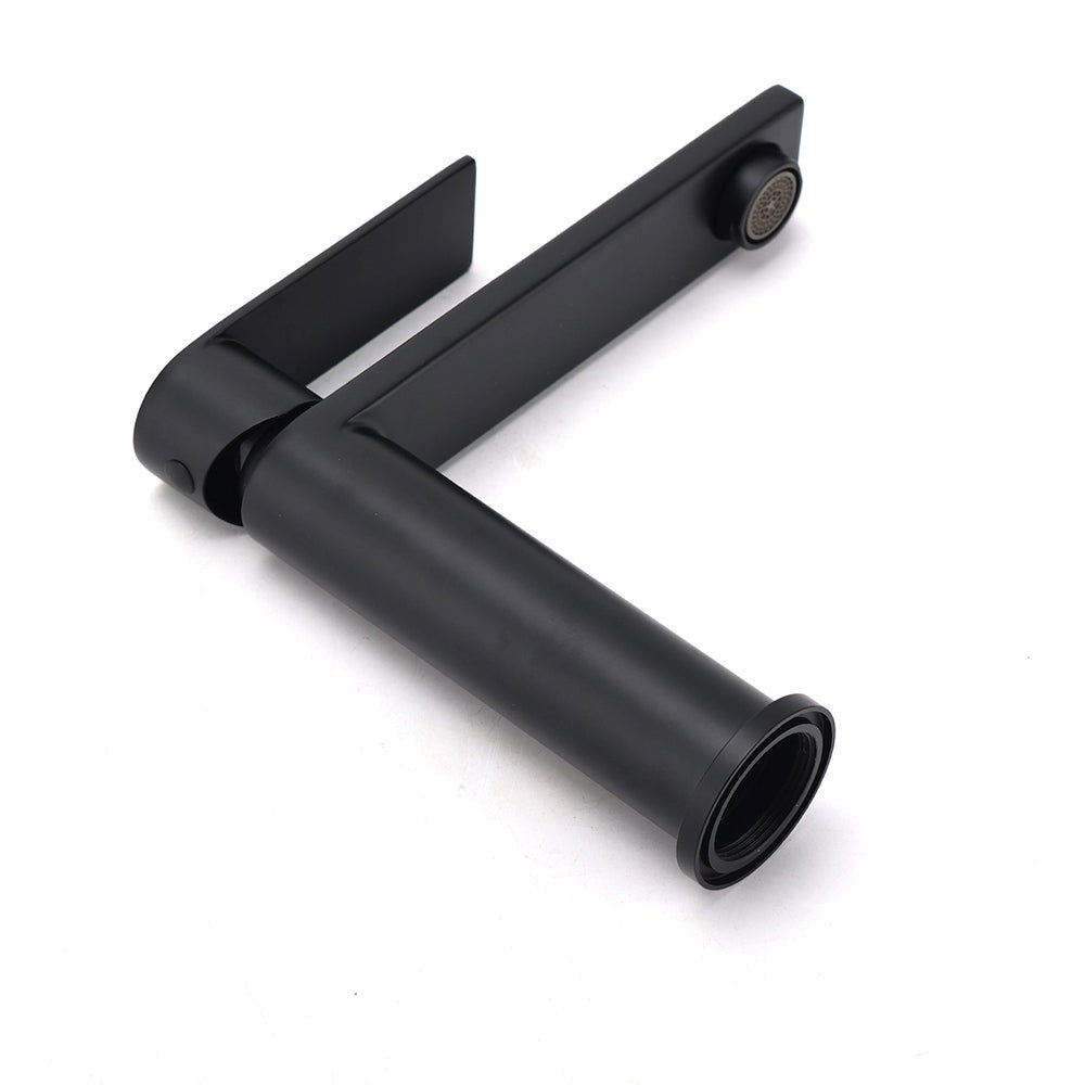 WELS Matt Black Square Short Basin Mixer Vanity Sink Faucet Laundry Spout Tap - Furniture > Bathroom > Shower Heads & Screens - Rivercity House & Home Co. (ABN 18 642 972 209) - Affordable Modern Furniture Australia