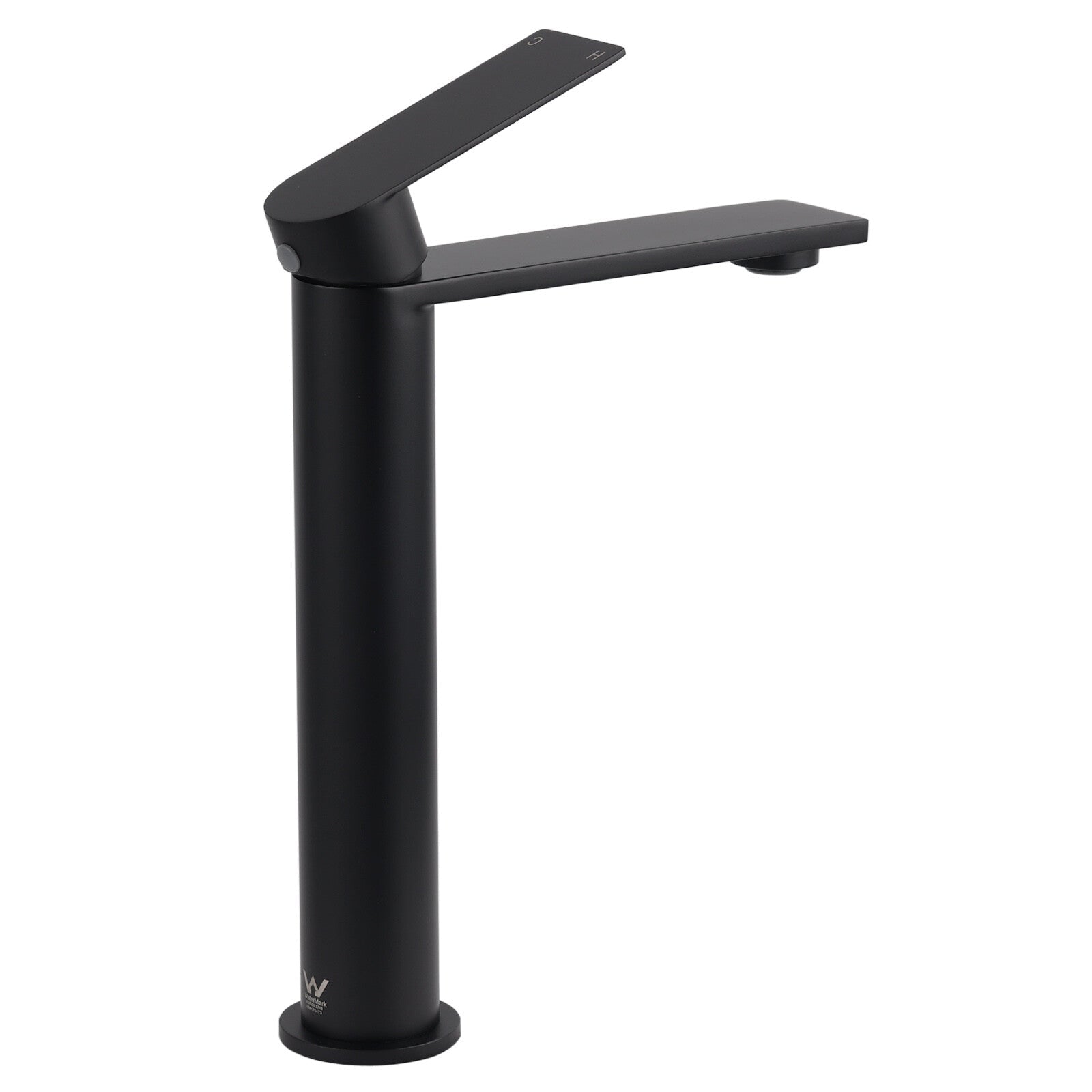 WELS Matt Black Square Tall Flat Lever Handle Basin Mixer Vanity Sink Faucet Spout - Furniture > Bathroom > Shower Heads & Screens - Rivercity House & Home Co. (ABN 18 642 972 209) - Affordable Modern Furniture Australia
