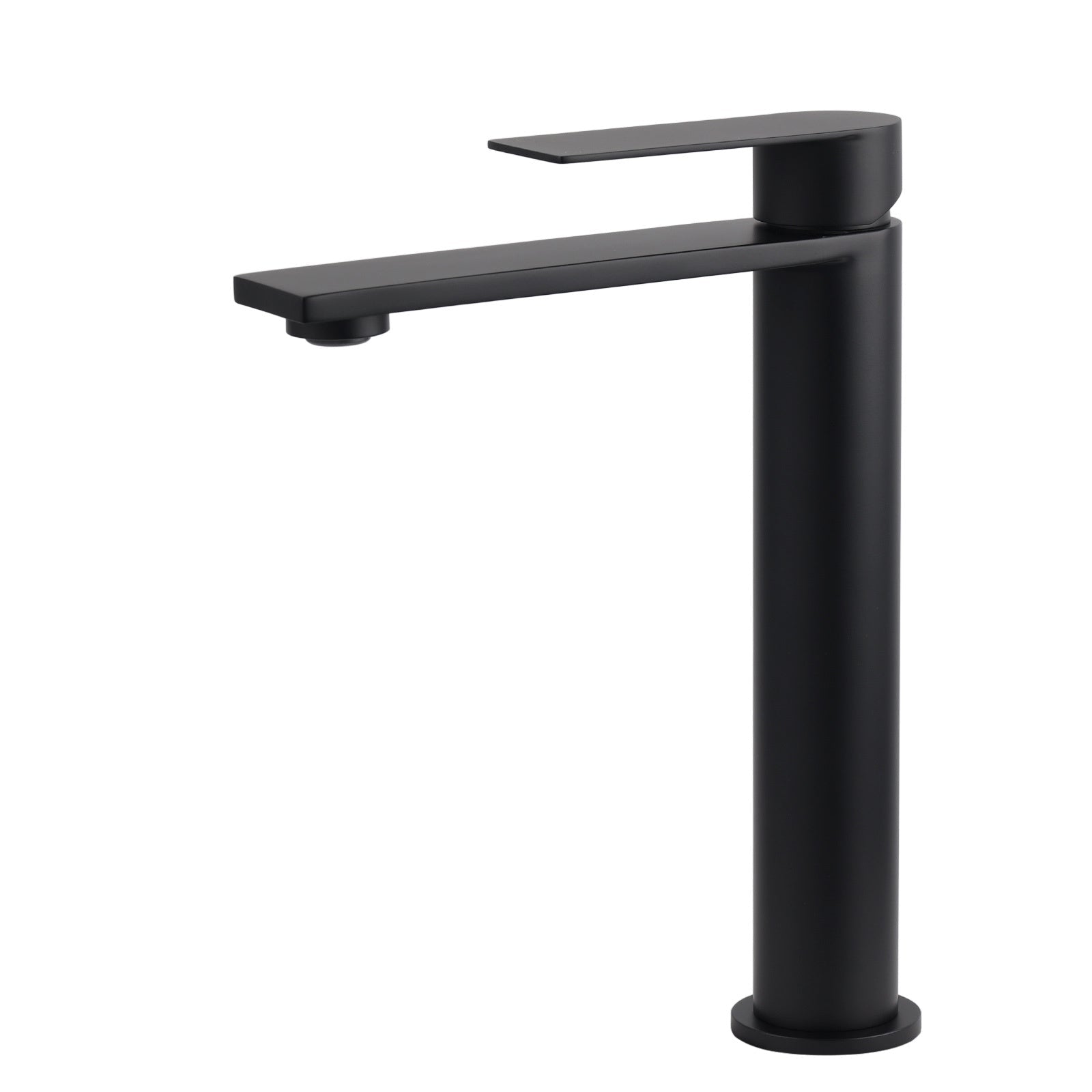 WELS Matt Black Square Tall Flat Lever Handle Basin Mixer Vanity Sink Faucet Spout - Furniture > Bathroom > Shower Heads & Screens - Rivercity House & Home Co. (ABN 18 642 972 209) - Affordable Modern Furniture Australia