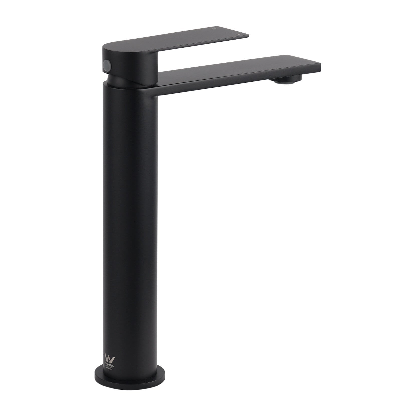 WELS Matt Black Square Tall Flat Lever Handle Basin Mixer Vanity Sink Faucet Spout - Furniture > Bathroom > Shower Heads & Screens - Rivercity House & Home Co. (ABN 18 642 972 209) - Affordable Modern Furniture Australia