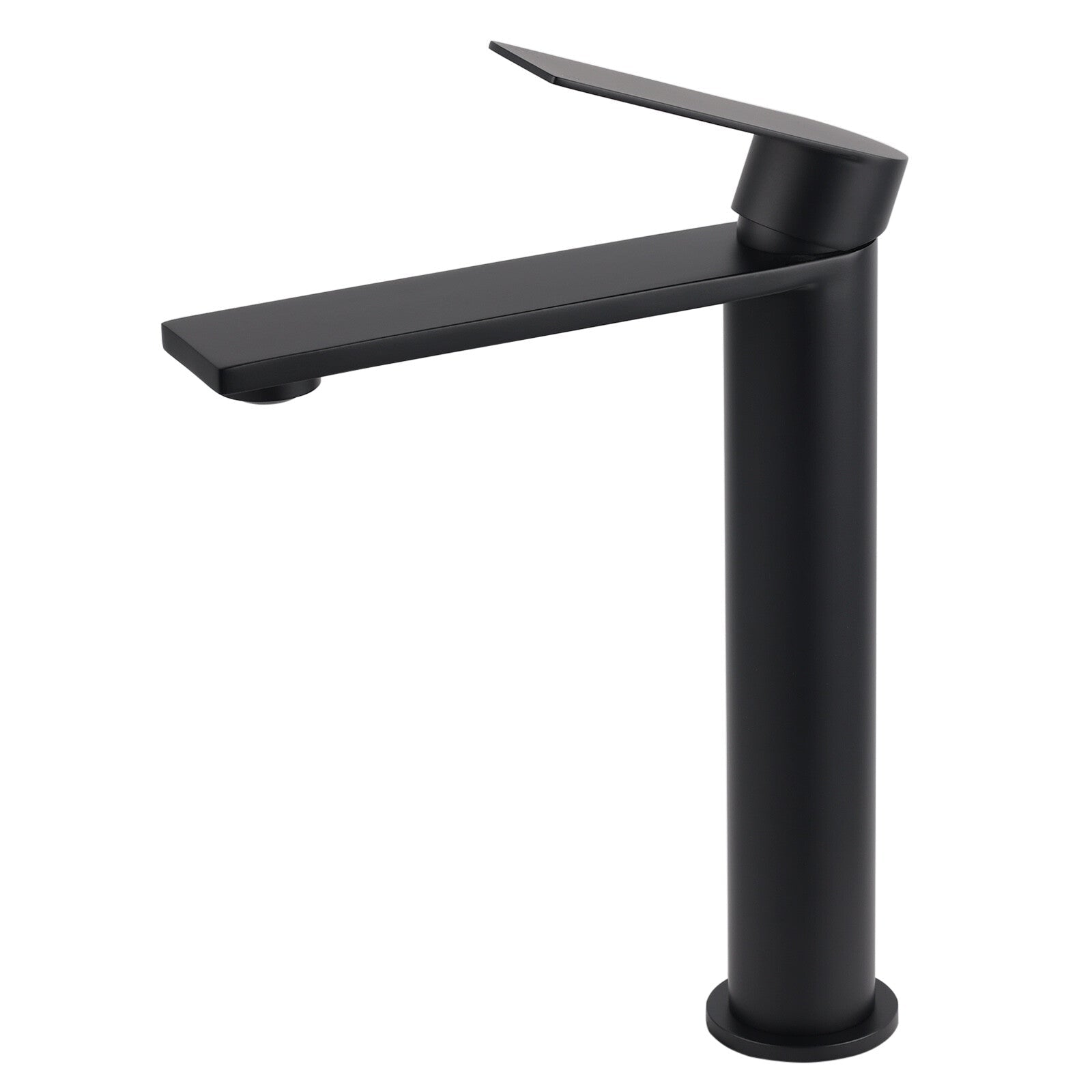 WELS Matt Black Square Tall Flat Lever Handle Basin Mixer Vanity Sink Faucet Spout - Furniture > Bathroom > Shower Heads & Screens - Rivercity House & Home Co. (ABN 18 642 972 209) - Affordable Modern Furniture Australia