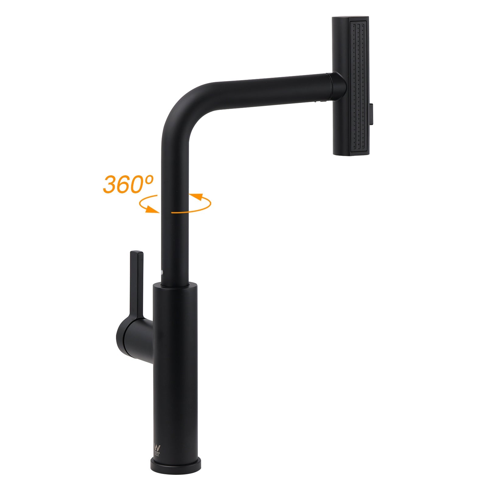 WELS Matte Black 3 - Mode Spray Pull Out Kitchen Mixer Sink Laundry Faucet Tapware - Furniture > Bathroom > Shower Heads & Screens - Rivercity House & Home Co. (ABN 18 642 972 209) - Affordable Modern Furniture Australia