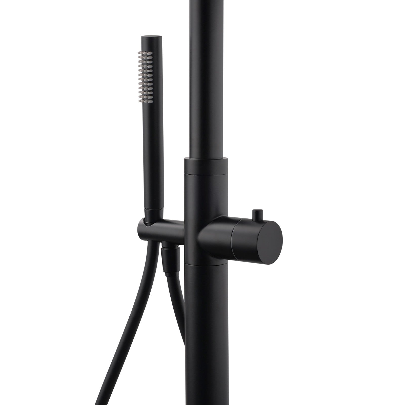 WELS Matte Black 316SUS Dual Shower Set Outdoor Bath System Rainfall 10" Head - Furniture > Bathroom > Shower Heads & Screens - Rivercity House & Home Co. (ABN 18 642 972 209) - Affordable Modern Furniture Australia
