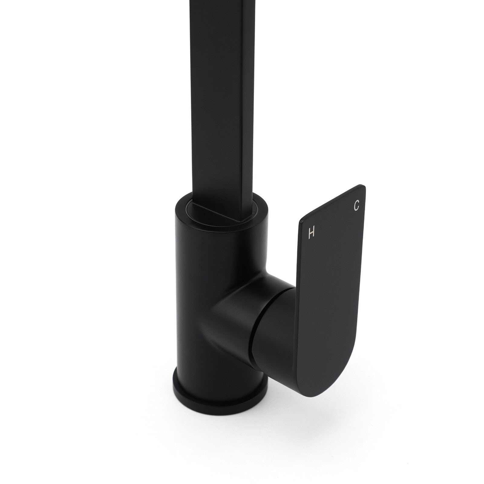 WELS Matte Black High Rise Gooseneck Kitchen Sink Laundry Mixer Faucet Tapware - Furniture > Bathroom > Shower Heads & Screens - Rivercity House & Home Co. (ABN 18 642 972 209) - Affordable Modern Furniture Australia