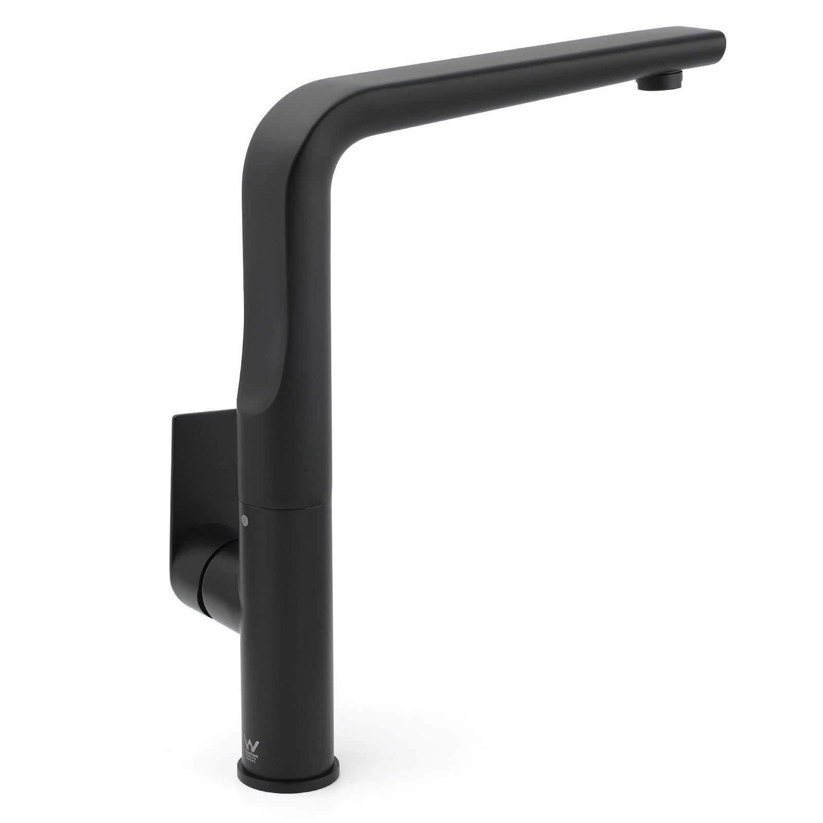WELS Matte Black Round Kitchen Mixer Sink Tap Swivel Laundry Faucet Spout NEW - Furniture > Bathroom > Shower Heads & Screens - Rivercity House & Home Co. (ABN 18 642 972 209) - Affordable Modern Furniture Australia