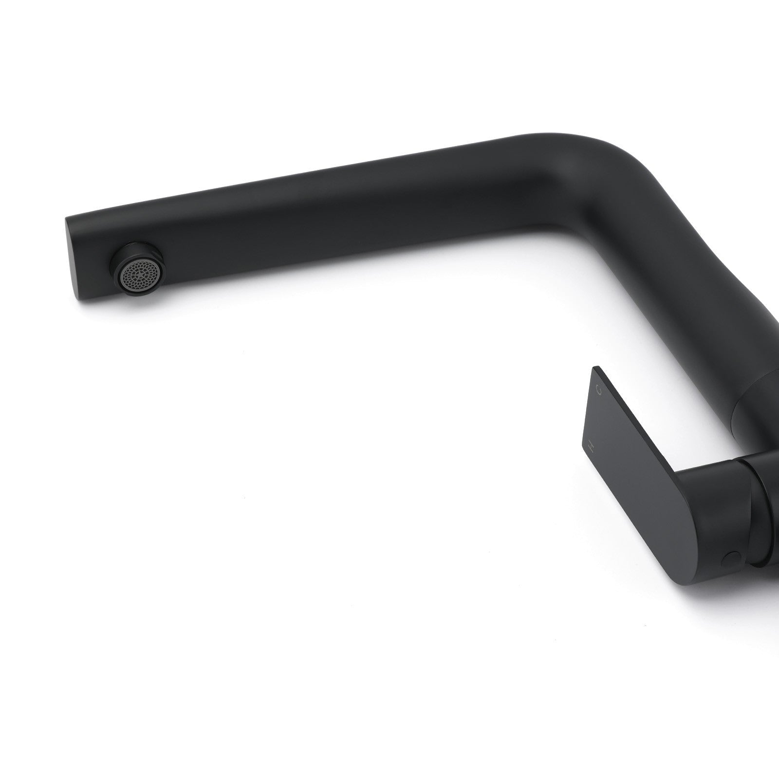 WELS Matte Black Round Kitchen Mixer Sink Tap Swivel Laundry Faucet Spout NEW - Furniture > Bathroom > Shower Heads & Screens - Rivercity House & Home Co. (ABN 18 642 972 209) - Affordable Modern Furniture Australia