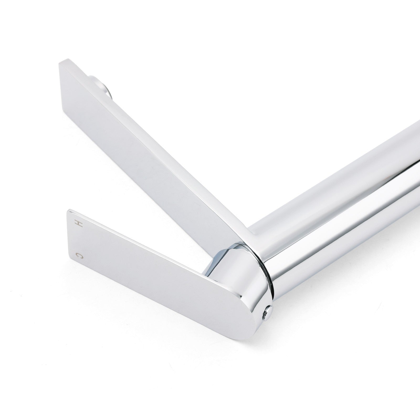 WELS Polished Chrome Tall Basin Mixer Vanity Sink Faucet Spout Laundry Flat Tap - Furniture > Bathroom > Shower Heads & Screens - Rivercity House & Home Co. (ABN 18 642 972 209) - Affordable Modern Furniture Australia