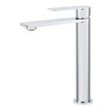 Tall Basin Mixer Vanity Sink Faucet with Spout Laundry Flat Tap - Polished Chrome