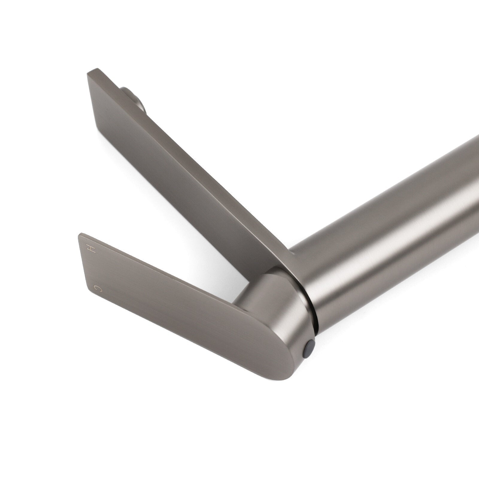 WELS Square Tall Flat Handle Basin Mixer Vanity Sink Faucet Spout Gun Metal Gey - Furniture > Bathroom > Shower Heads & Screens - Rivercity House & Home Co. (ABN 18 642 972 209) - Affordable Modern Furniture Australia