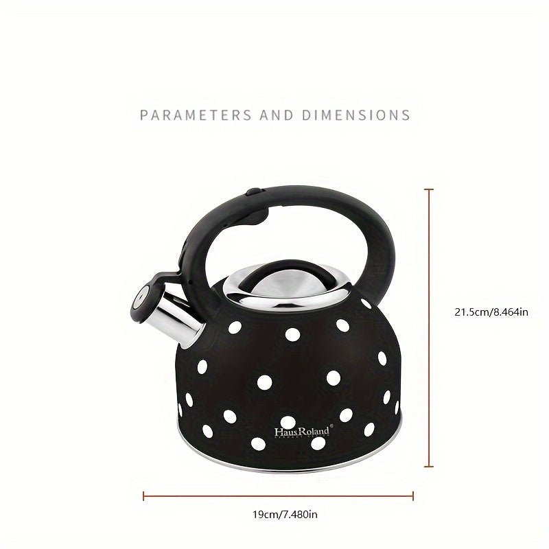 Whistling Tea Kettle Stainless Steel Stovetop (2.5L) - Appliances > Kitchen Appliances > Kettles - Rivercity House & Home Co. (ABN 18 642 972 209) - Affordable Modern Furniture Australia