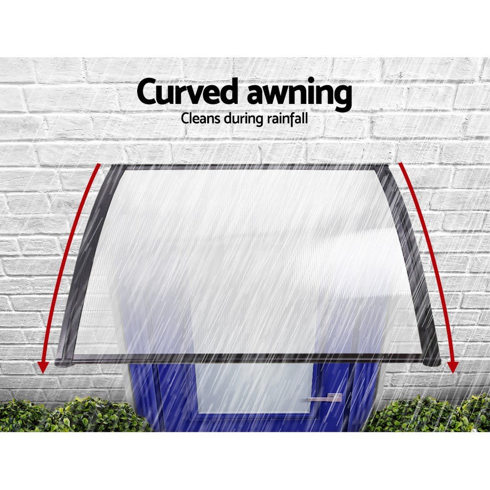 Window Door Awning 1mx1m Transparent Panel - Home & Garden > Shading > Awnings - Rivercity House & Home Co. (ABN 18 642 972 209) - Affordable Modern Furniture Australia