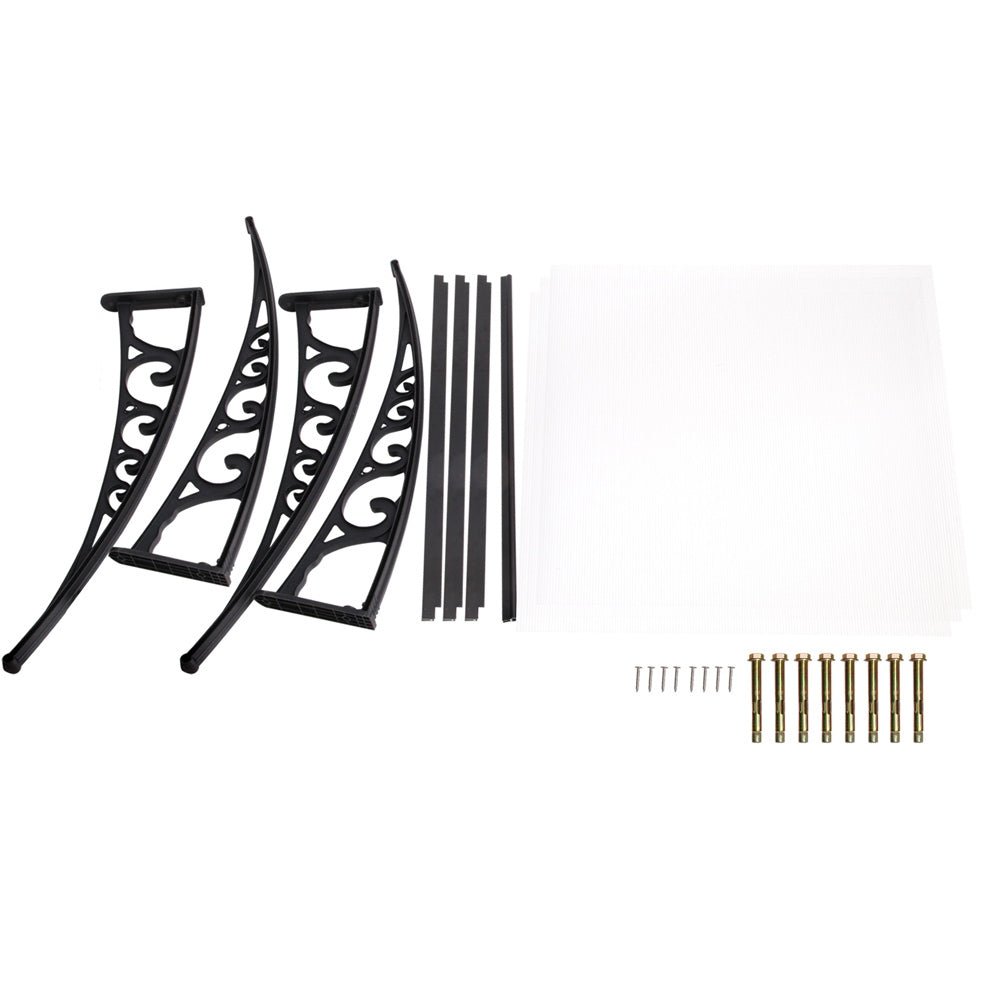 Window Door Awning 1mx3m Transparent - Home & Garden > Shading > Awnings - Rivercity House & Home Co. (ABN 18 642 972 209) - Affordable Modern Furniture Australia