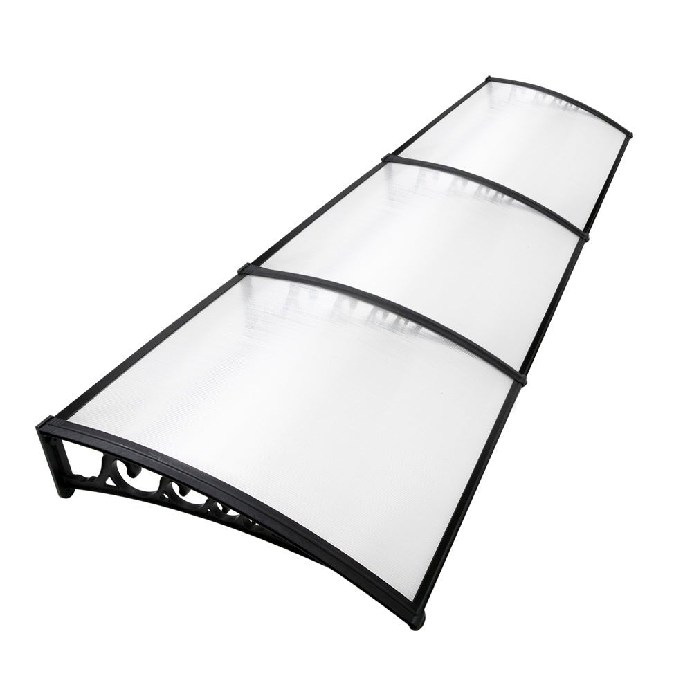 Window Door Awning 1mx3m Transparent - Home & Garden > Shading > Awnings - Rivercity House & Home Co. (ABN 18 642 972 209) - Affordable Modern Furniture Australia