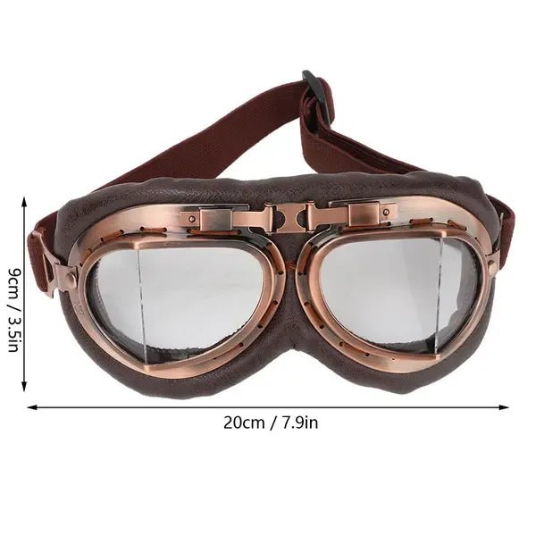 Windproof Cycling Goggles with Transparent Resin Lenses, Adjustable Strap and Soft Padding, 20 x 9 cm - Health & Beauty > Health & Wellbeing > Protective Equipment - Rivercity House & Home Co. (ABN 18 642 972 209) - Affordable Modern Furniture Australia