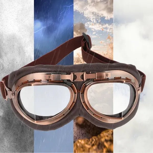 Windproof Cycling Goggles with Transparent Resin Lenses, Adjustable Strap and Soft Padding, 20 x 9 cm - Health & Beauty > Health & Wellbeing > Protective Equipment - Rivercity House & Home Co. (ABN 18 642 972 209) - Affordable Modern Furniture Australia