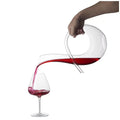 Wine Decanter 1.2L Swan-Shaped Mouth Blown Handcrafted