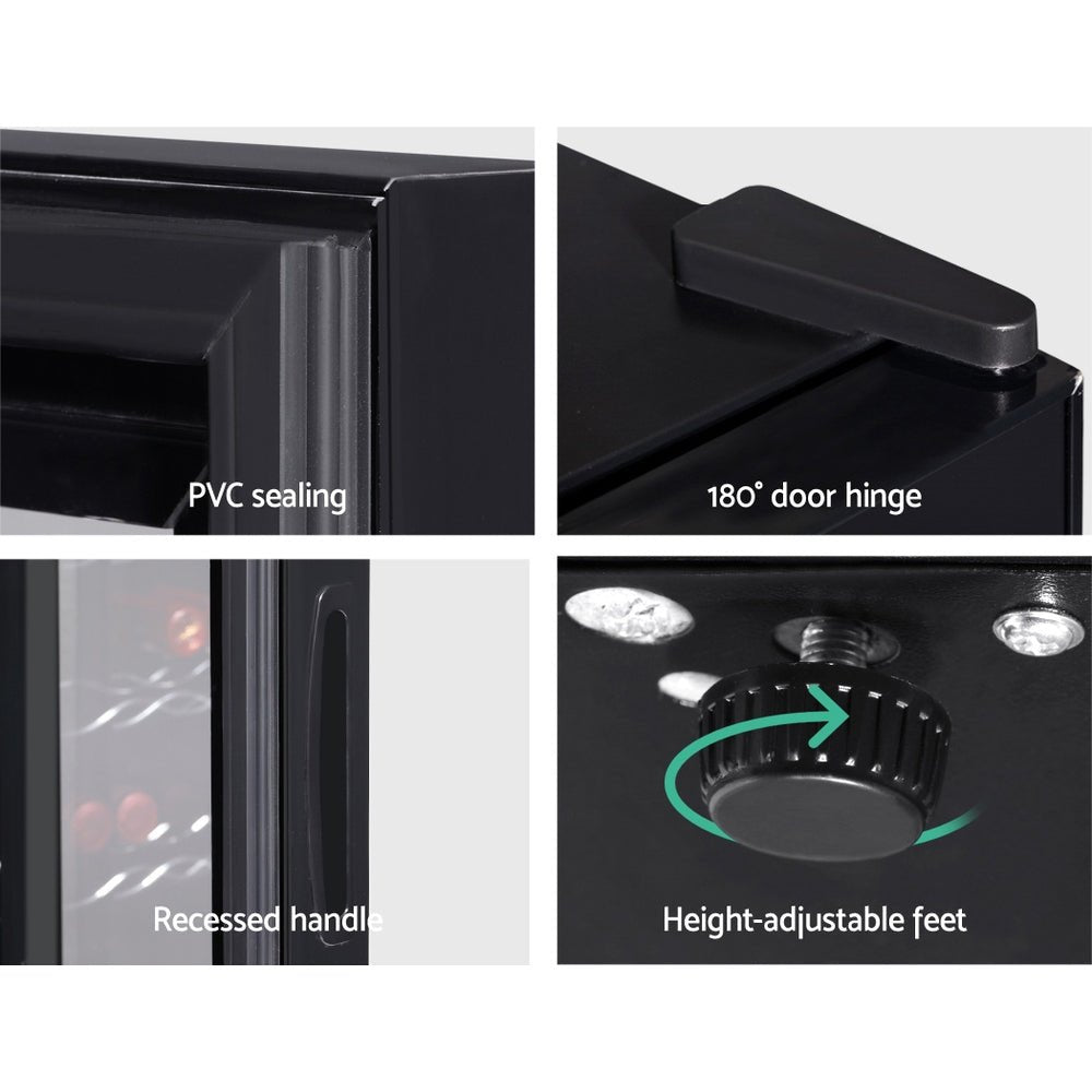 Wine Fridge Cooler 12 Bottles - Appliances > Fridges & Freezers > Wine Fridges - Rivercity House & Home Co. (ABN 18 642 972 209) - Affordable Modern Furniture Australia