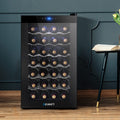 28 Bottle Wine Fridge Cooler with Touch Control - Black