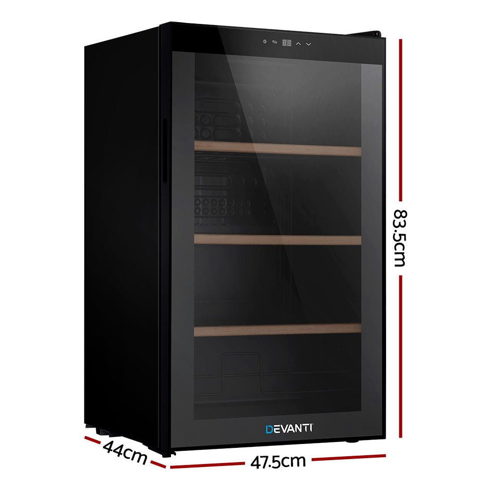 Wine Fridge Cooler 34 Bottles - Appliances > Fridges & Freezers > Wine Fridges - Rivercity House & Home Co. (ABN 18 642 972 209) - Affordable Modern Furniture Australia