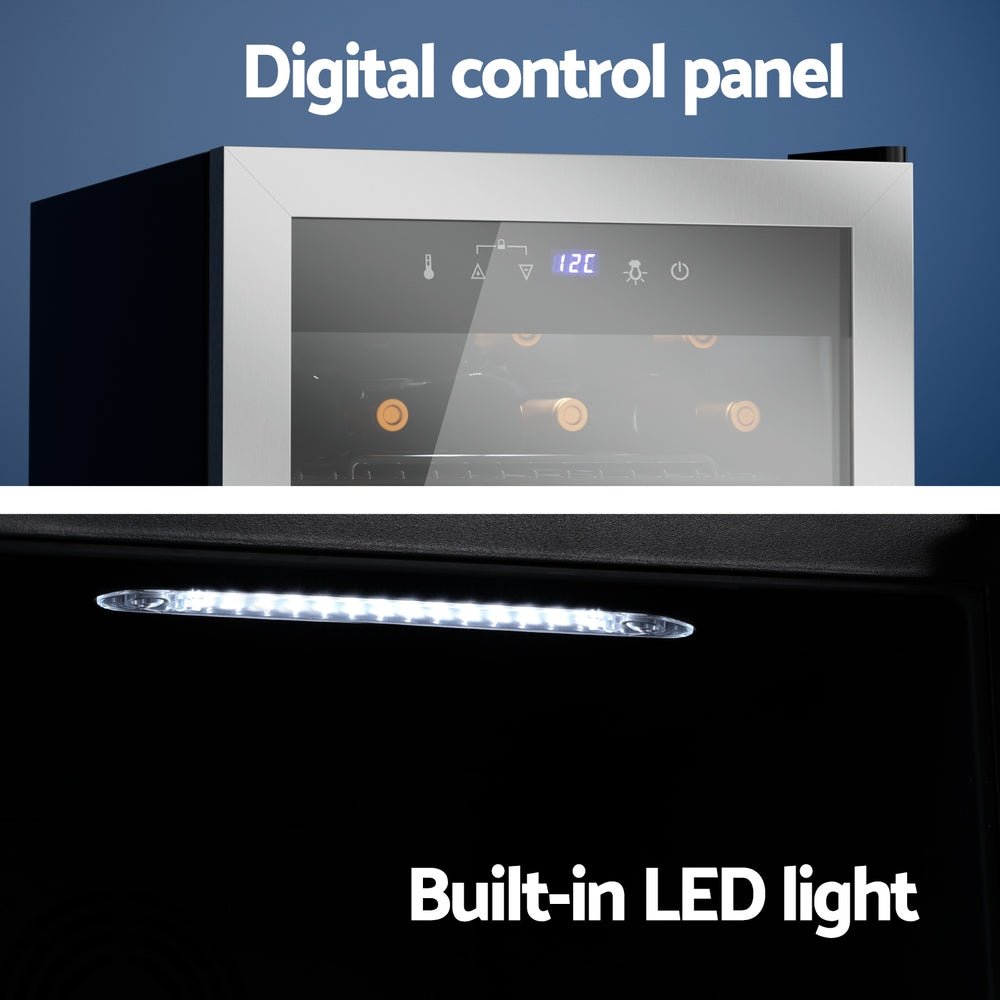 Wine Fridge Cooler 42 Bottles - Appliances > Fridges & Freezers > Wine Fridges - Rivercity House & Home Co. (ABN 18 642 972 209) - Affordable Modern Furniture Australia