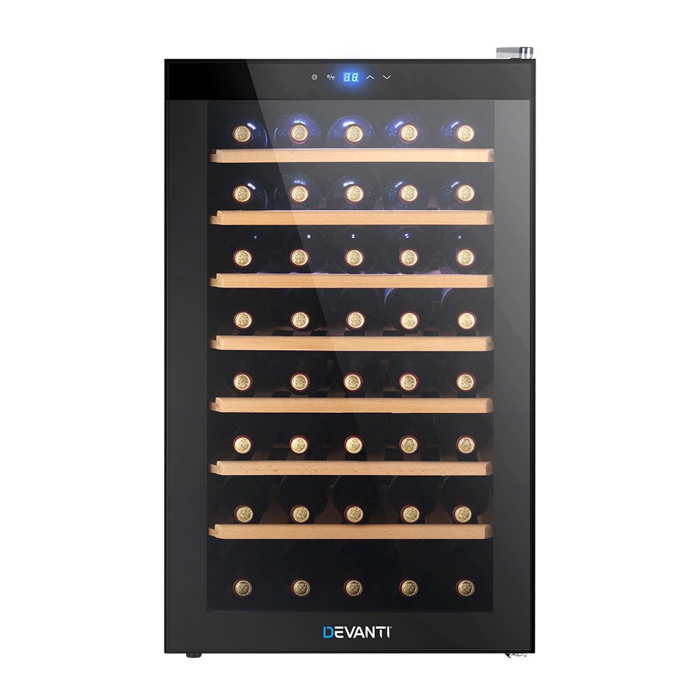 Wine Fridge Cooler 51 Bottles - Appliances > Fridges & Freezers > Wine Fridges - Rivercity House & Home Co. (ABN 18 642 972 209) - Affordable Modern Furniture Australia