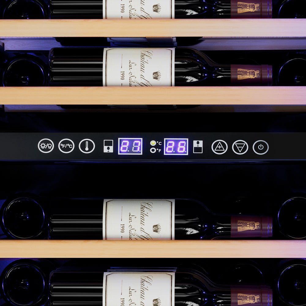 Wine Fridge Cooler Dual Zone 128 Bottles - Appliances > Fridges & Freezers > Wine Fridges - Rivercity House & Home Co. (ABN 18 642 972 209) - Affordable Modern Furniture Australia