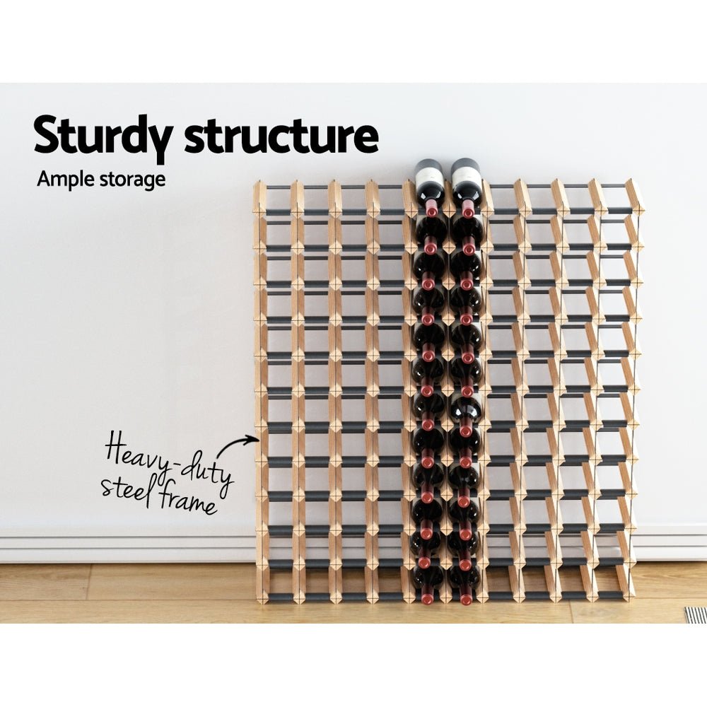 Wine Rack 120 Bottle - Furniture > Dining > Wine Racks - Rivercity House & Home Co. (ABN 18 642 972 209) - Affordable Modern Furniture Australia