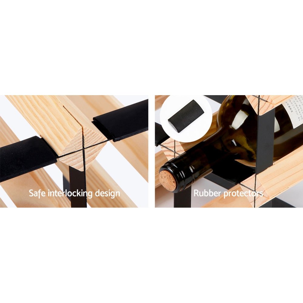 Wine Rack 120 Bottle - Furniture > Dining > Wine Racks - Rivercity House & Home Co. (ABN 18 642 972 209) - Affordable Modern Furniture Australia