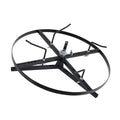 Wire Spinner Dispenser with Adjustable Brake and Arms - Black