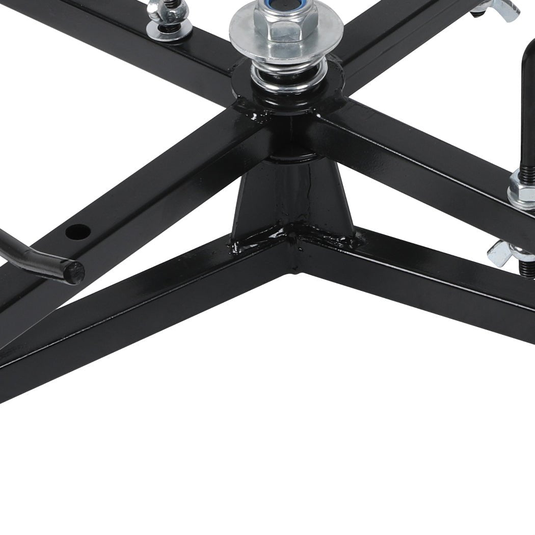 Wire Spinner Dispenser with Adjustable Brake and Arms - Black - Rivercity House & Home Co. (ABN 18 642 972 209) - Affordable Modern Furniture Australia