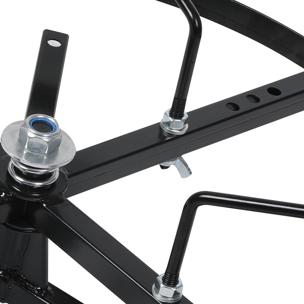 Wire Spinner Dispenser with Adjustable Brake and Arms - Black - Rivercity House & Home Co. (ABN 18 642 972 209) - Affordable Modern Furniture Australia