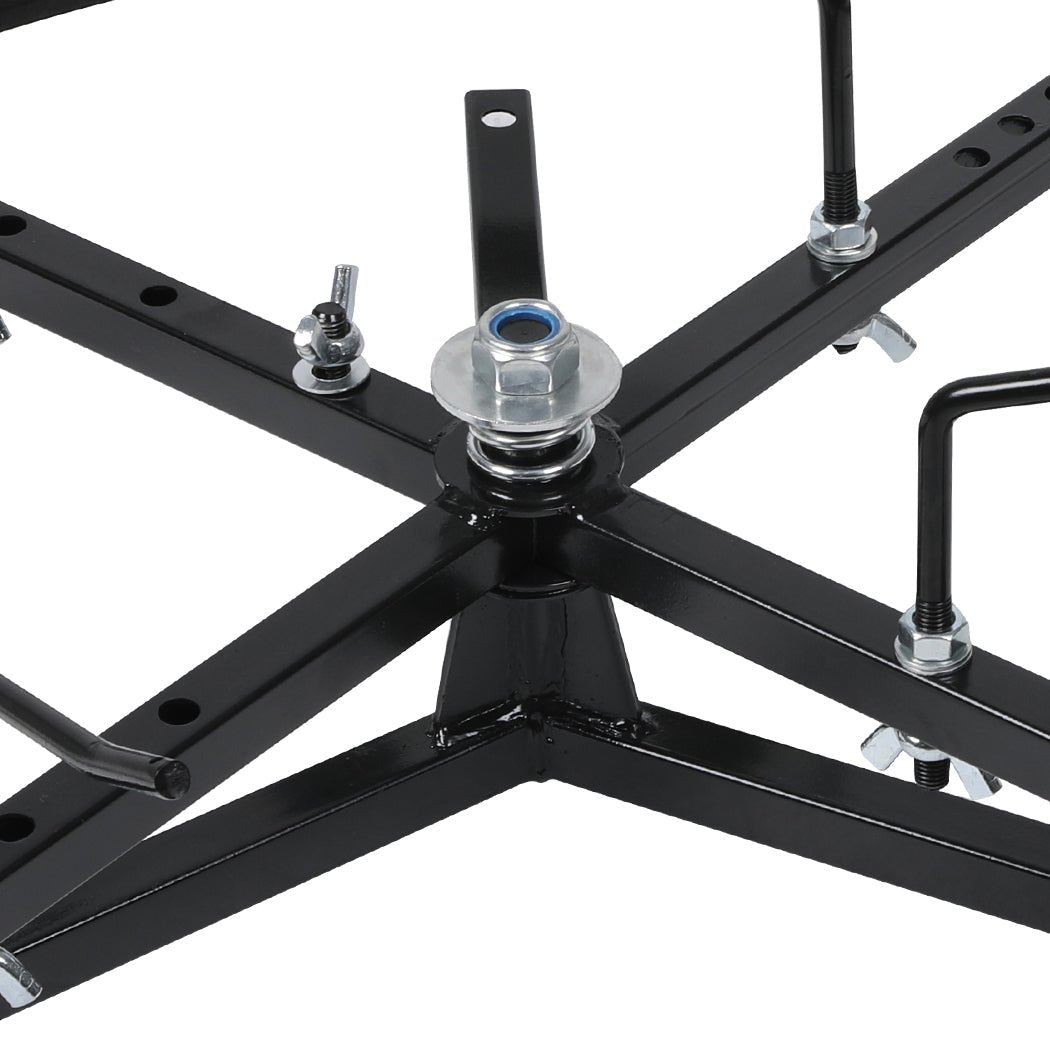 Wire Spinner Dispenser with Adjustable Brake and Arms - Black - Rivercity House & Home Co. (ABN 18 642 972 209) - Affordable Modern Furniture Australia