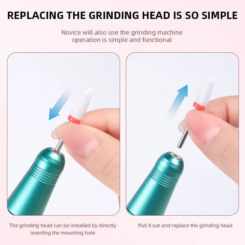 Wireless Nail Drill Pen 35000RPM USB Rechargeable - Appliances > Vacuum Cleaners > Stick Vacuums - Rivercity House & Home Co. (ABN 18 642 972 209) - Affordable Modern Furniture Australia