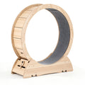 Wooden Cat Exercise Wheel 91cm Large Indoor Treadmill - Natural