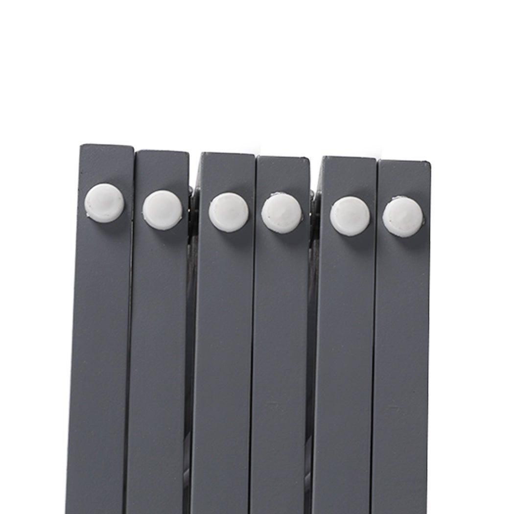 Wooden Foldable Pet Gate 6 - Panel Dog Fence Safety Barrier - Grey - Rivercity House & Home Co. (ABN 18 642 972 209) - Affordable Modern Furniture Australia