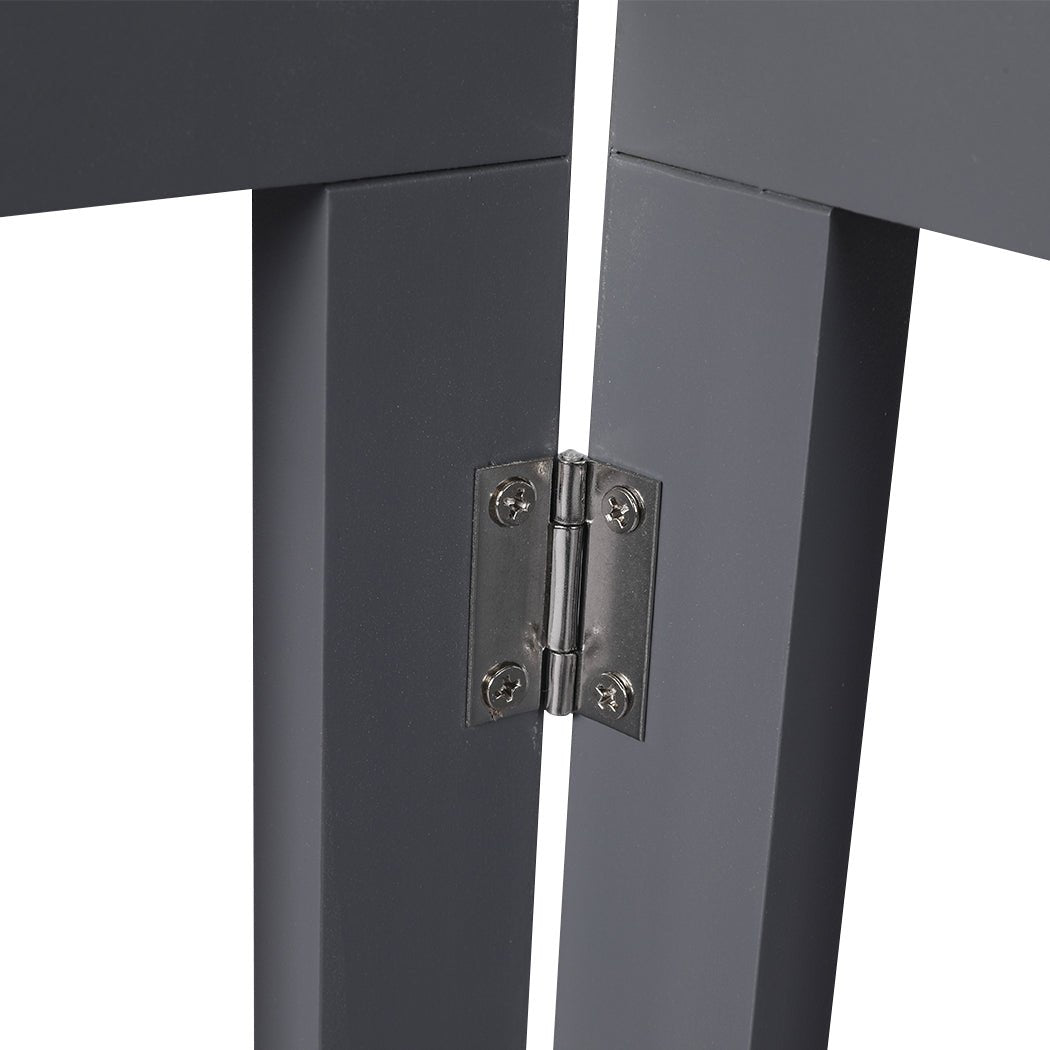Wooden Retractable Pet Gate Dog Fence 600x3mm - Grey - Rivercity House & Home Co. (ABN 18 642 972 209) - Affordable Modern Furniture Australia