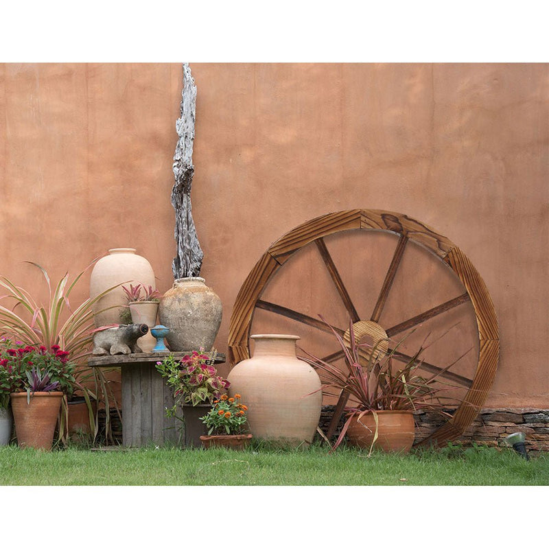 Wooden Wagon Wheel - Rivercity House & Home Co. (ABN 18 642 972 209) - Affordable Modern Furniture Australia