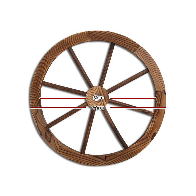 Wooden Wagon Wheel - Rivercity House & Home Co. (ABN 18 642 972 209) - Affordable Modern Furniture Australia