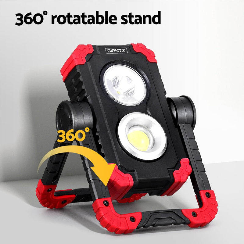 Work Light Rechargeable Torch USB Cordless LED Lamp 360°Rotation Folding - Electronics > USB Gadgets - Rivercity House & Home Co. (ABN 18 642 972 209) - Affordable Modern Furniture Australia