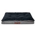 XL Dog Calming Plush Memory Foam Bed - Grey