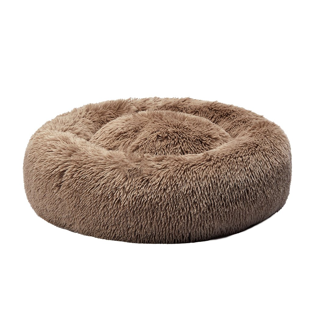XL Donut Dog Bed Mattress with Non - Slip Bottom - Brown - Rivercity House & Home Co. (ABN 18 642 972 209) - Affordable Modern Furniture Australia