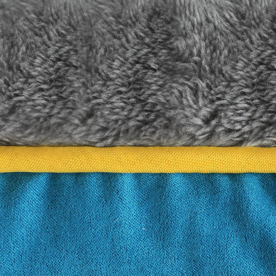 XL Electric Heated Pet Bed with Removable Cover - Blue - Rivercity House & Home Co. (ABN 18 642 972 209) - Affordable Modern Furniture Australia
