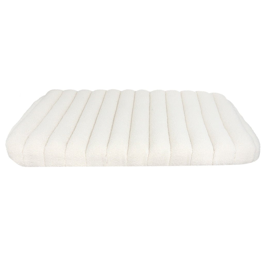 XL Orthopedic Dog Bed with Removable Sherpa Plush Cover - White - Rivercity House & Home Co. (ABN 18 642 972 209) - Affordable Modern Furniture Australia