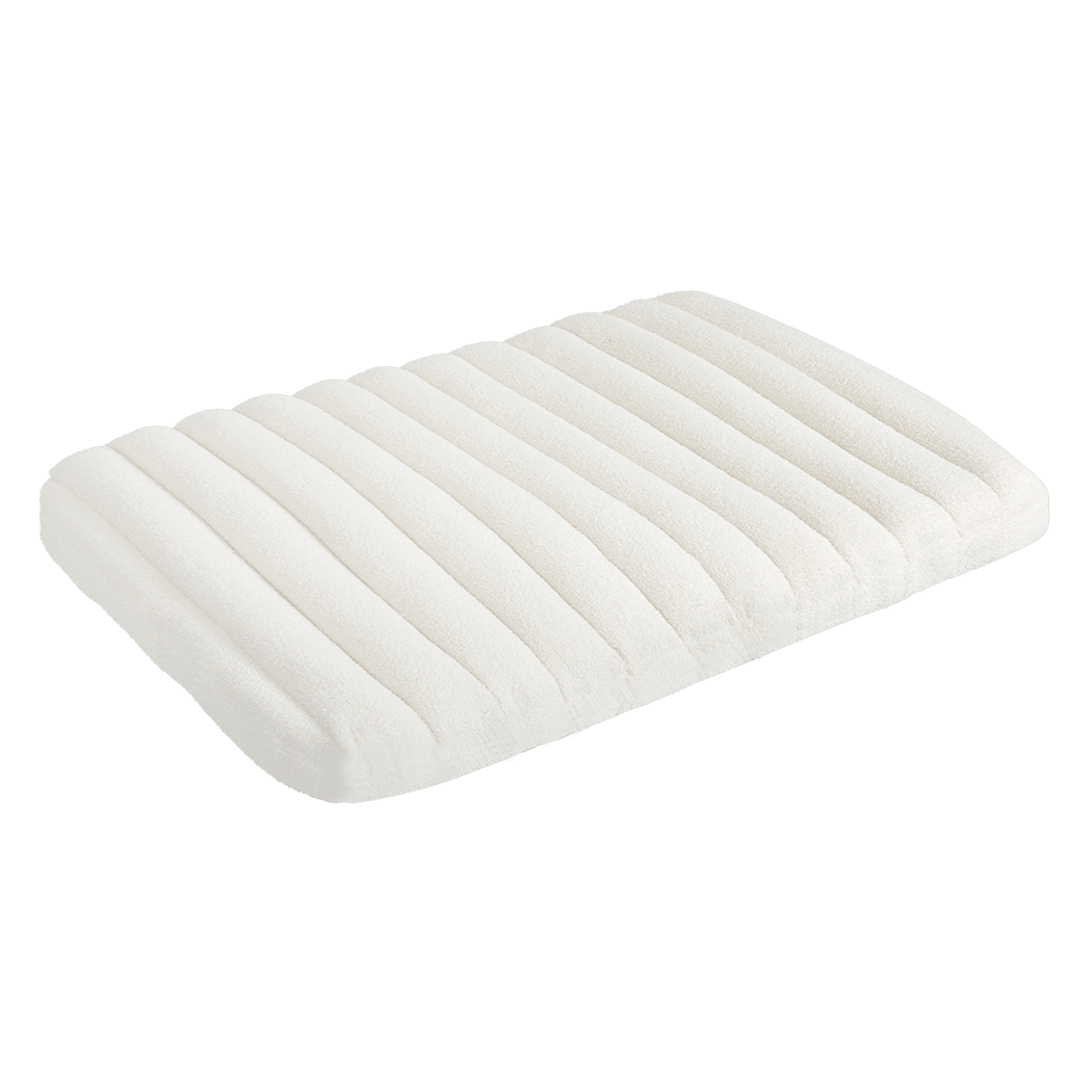 XL Orthopedic Dog Bed with Removable Sherpa Plush Cover - White - Rivercity House & Home Co. (ABN 18 642 972 209) - Affordable Modern Furniture Australia