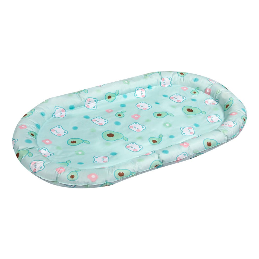 XL Pet Cooling Mat with Support Pillow - Green - Rivercity House & Home Co. (ABN 18 642 972 209) - Affordable Modern Furniture Australia