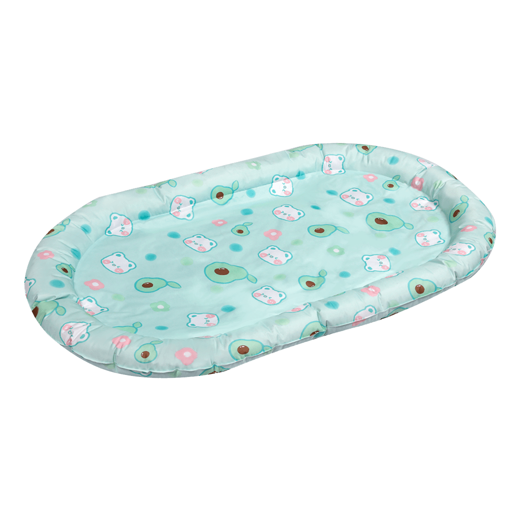 XL Pet Cooling Mat with Support Pillow - Green - Rivercity House & Home Co. (ABN 18 642 972 209) - Affordable Modern Furniture Australia