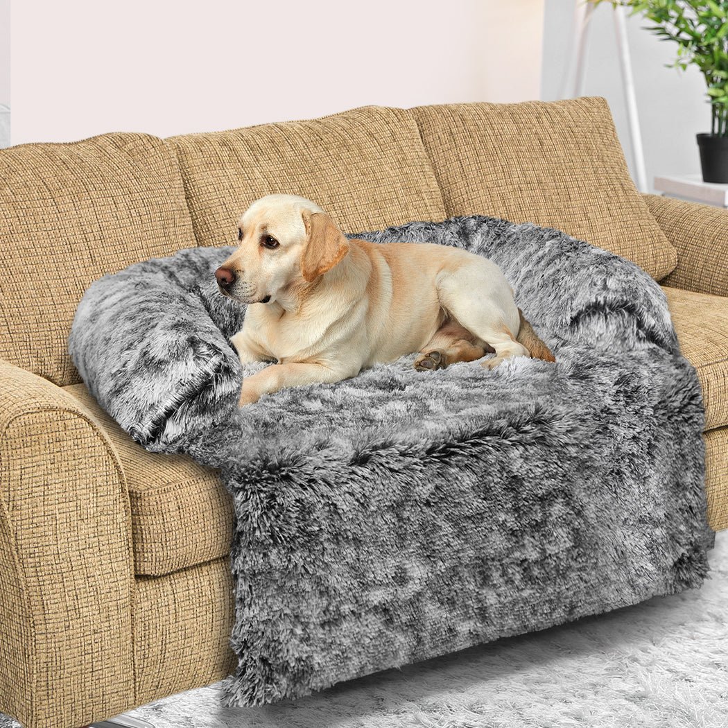 XL Pet Protector Sofa Cover with Bolster Cushion - Charcoal - Rivercity House & Home Co. (ABN 18 642 972 209) - Affordable Modern Furniture Australia